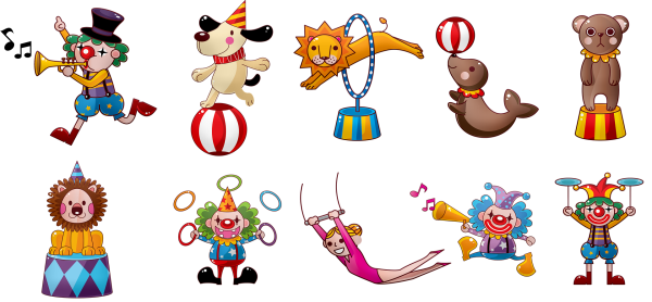 Персонажи цирка