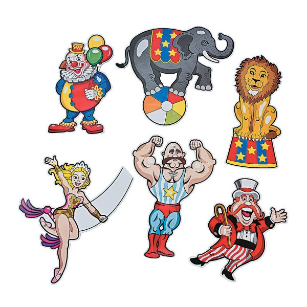 Рисунки циркового персонажа
