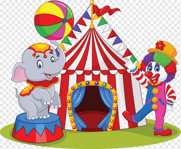 Цирк шатер клоун