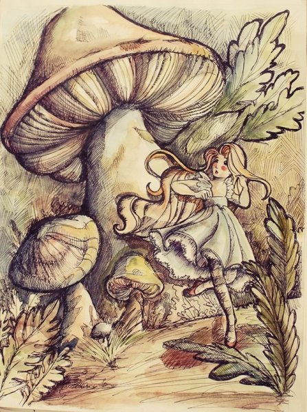 Сказочные иллюстрации Алиса в стране чудес