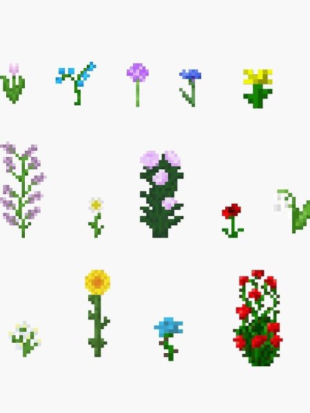 Пиксельный цветочек