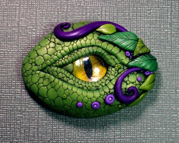 Глаз дракона полимерная глина
