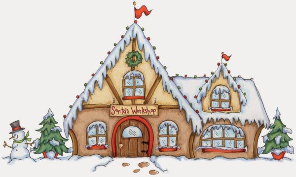 Зимний сказочный домик для детей