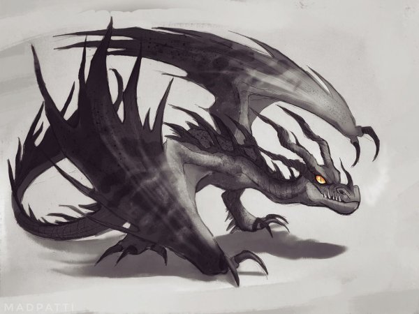 Кривоклык дракон арт