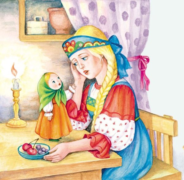 Василиса и куколка сказка