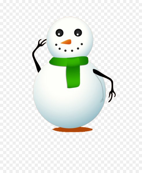 Снеговик без шапочки