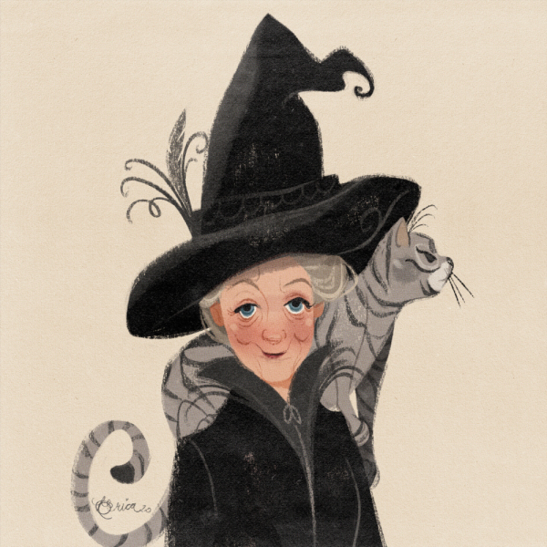 Рисунки ведьма из гарри поттера