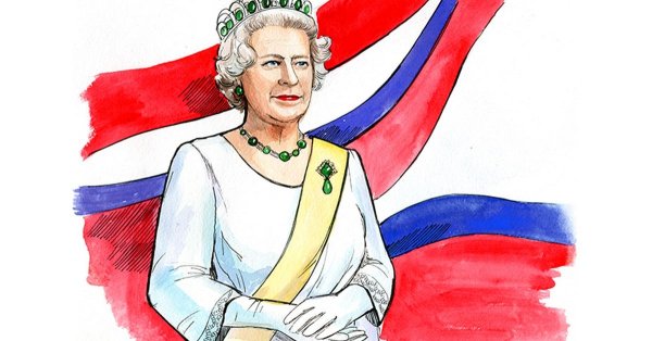 Рисунки великобритания королева