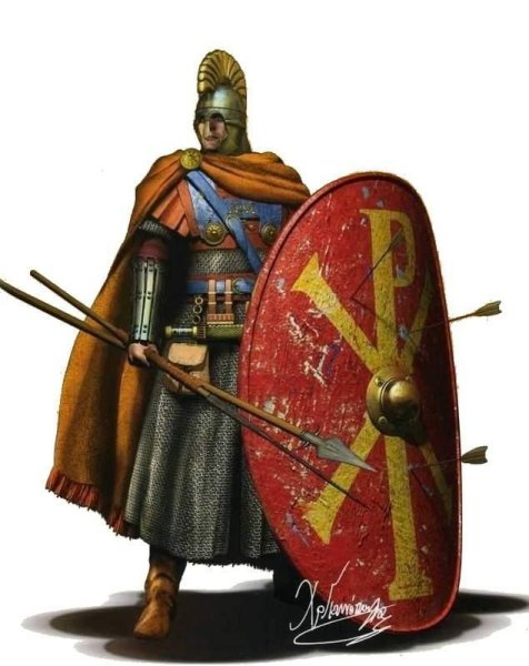 Рисунки византийский воин