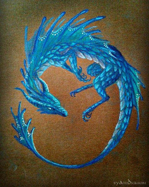 Мифический морской дракон