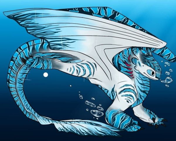 Рисунки водяной дракон