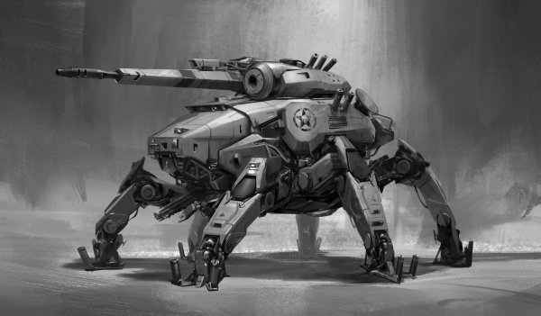 Рисунки военные роботы будущего
