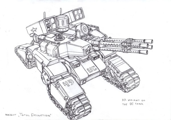 Рисунки военного робота