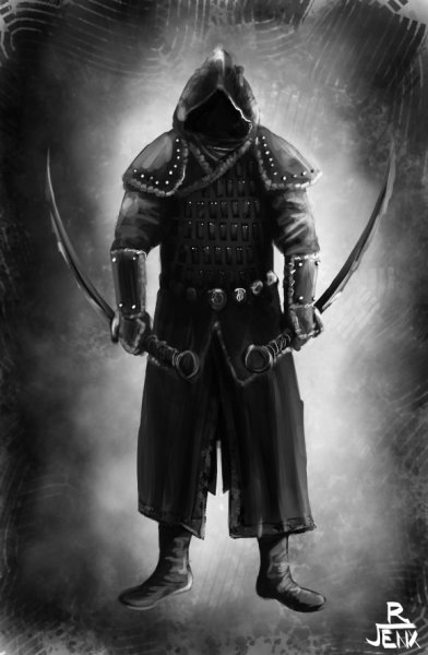Мусульманский воин с мечом