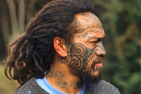 Новая Зеландия Маори Татуировки Моко