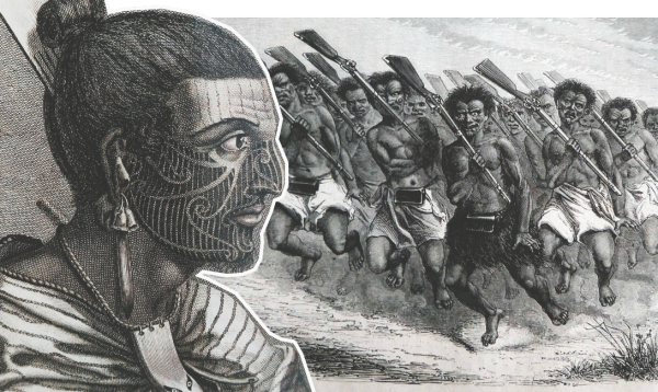 Воины племени Майори