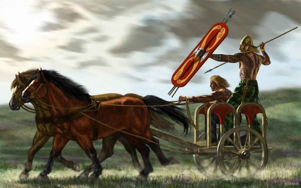Кельты Железный век колесница