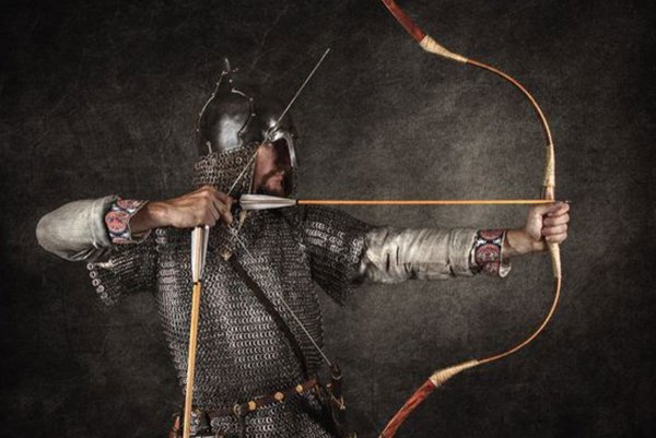 Рисунки воин с луком и стрелами