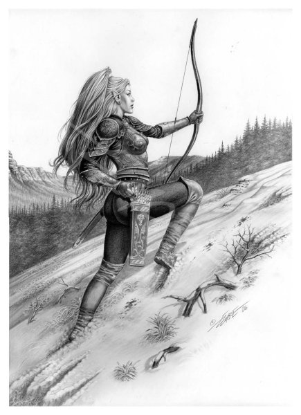 Дева-воительница Викинги тату