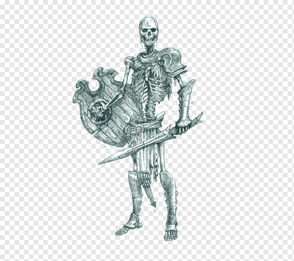 ДНД скелет воин
