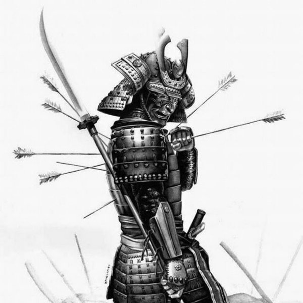 Рисунки воин самурай