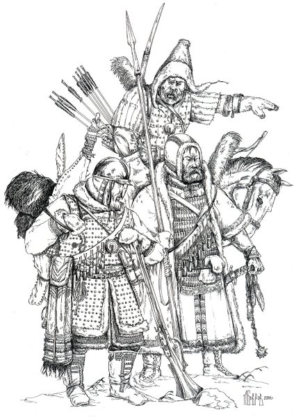 Якутские воины Сибири 17 век