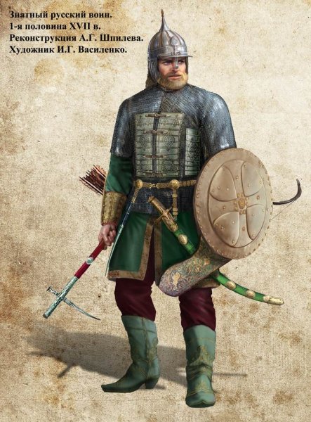 Русский воин 15 века Олег Федоров