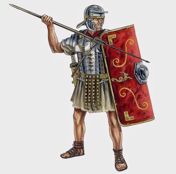Вооружение легионера римской армии