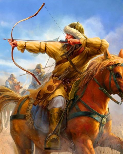 Монголы Чингисхана лучники