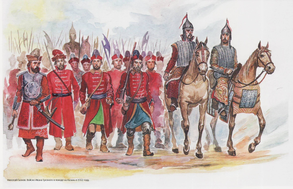 Стрелецкое войско 16 век