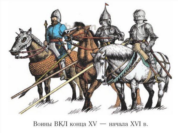 Войска Великого княжества литовского 16 век