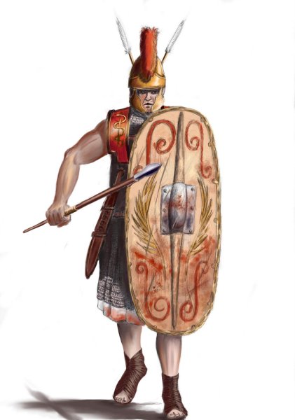 Римские легионеры Триарий.