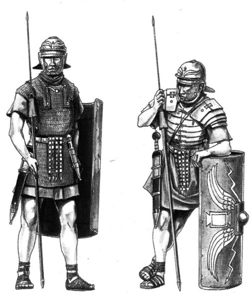 Легионеры древнего Рима рисунки