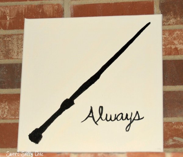 Волшебная палочка Гарри Поттера рисунок