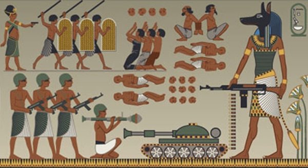 МЕДЖАИ воины древнего Египта