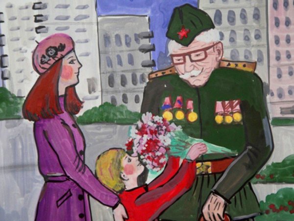 Рисунок день Победы глазами детей
