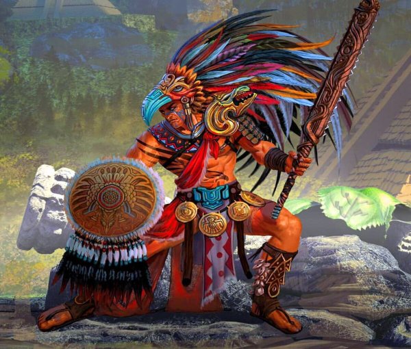 Воин Ягуар ацтеков