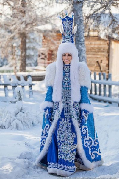 Якутская одежда Снегурочка Хаарчаана
