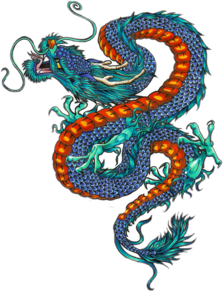 Китайский синий дракон Цзюлун