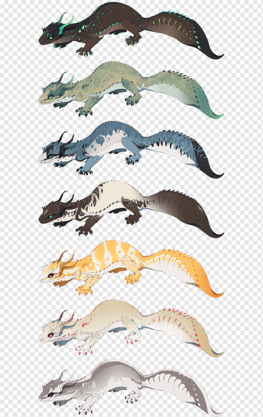 Рисунки ящерица дракон