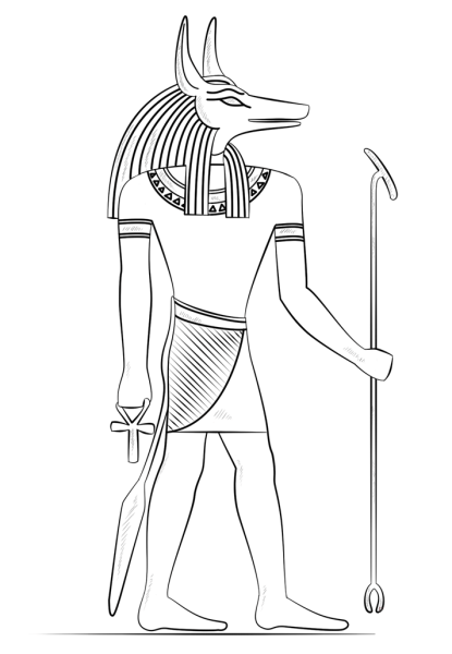 Древние боги Египта Анубис