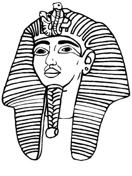 Рисунок древнего Египта Тутанхамон
