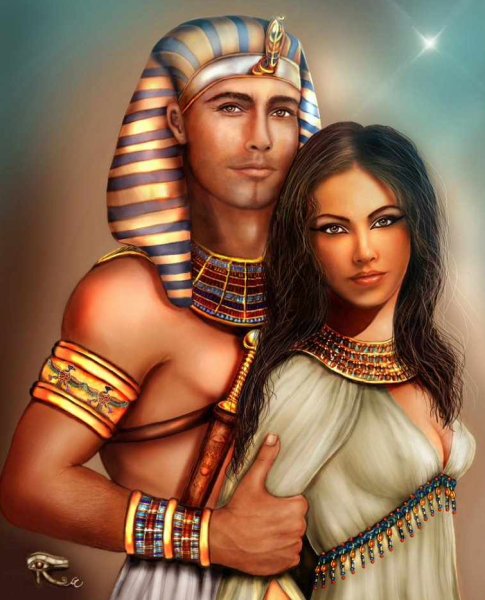 Рисунки египетские цари