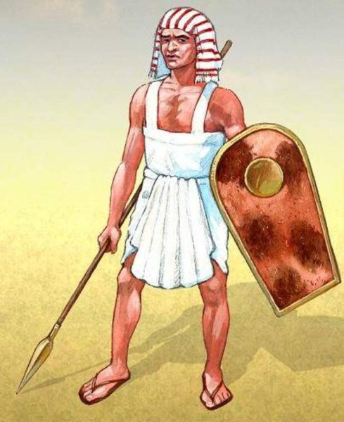 Пехотинец в древнем Египте