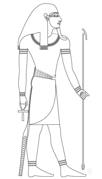 Рисунок фараоны и боги древнего Египта