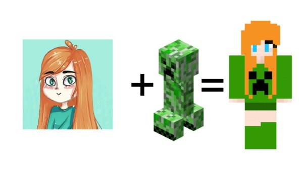 Minecraft КРИПЕР девочка юни