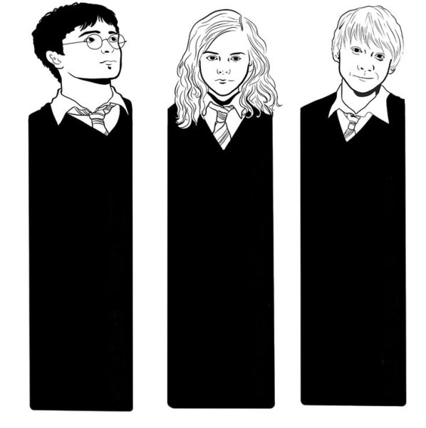 Закладки Гарри Поттер печать