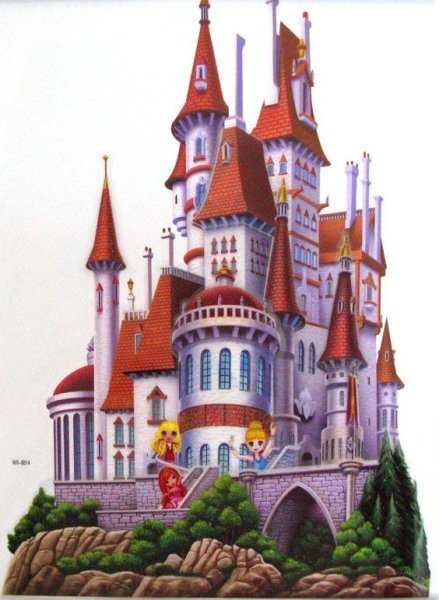 Замок феи рисунок