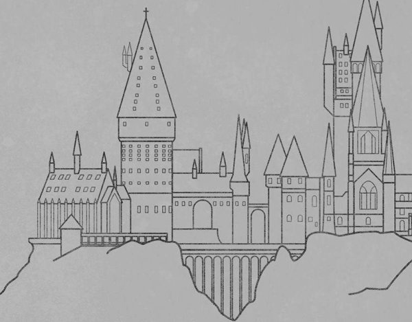 Гарри Поттер замок Хогвартс