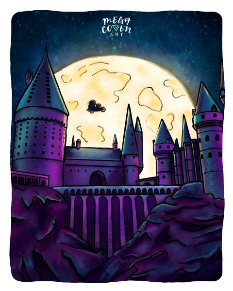 Рисунки Хогвартса из Гарри Поттера